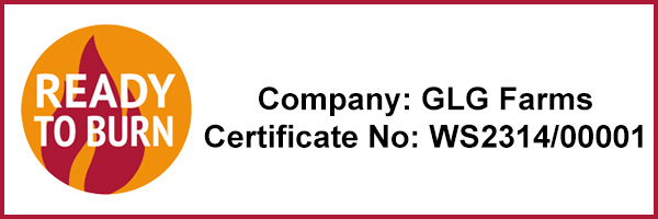 Ready to Burn certified logo – GLG Farms, Certificate No. WS2314/00001